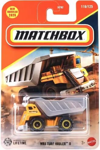 Matchbox MBX Turf Hauler II Dump Truck [Yellow] 116/125, 1:64 Scale Diecast Toy Vehicle in Saudi Arabia