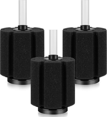 Aquarium Sponge Filter Fish Tank Filters for Fish Tank up to 60 Gallon 3-Pack in Kuwait