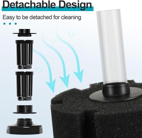 Aquarium Sponge Filter Fish Tank Filters for Fish Tank up to 60 Gallon 3-Pack in Kuwait