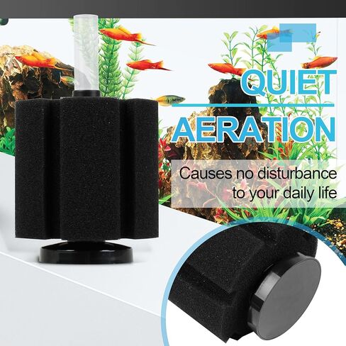 Aquarium Sponge Filter Fish Tank Filters for Fish Tank up to 60 Gallon 3-Pack in Kuwait