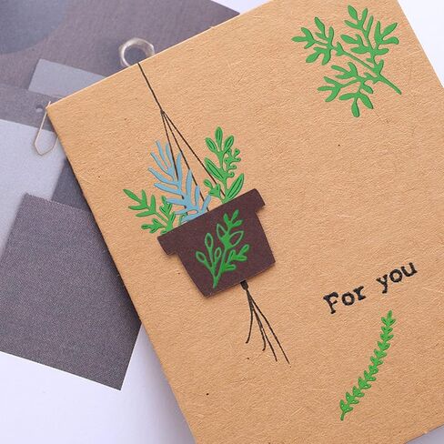 SourceTon16 Pcs Metal Die Cuts Stamps and Dies - Leaf & Foliage Cutting Dies for Card Making, DIY Hand Embossing, Birthday Gifts, etc in Saudi Arabia