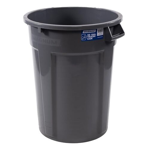 55 Gallon Trash Can, Construction Grade, Heavy Duty Plastic, Jobsite Ready for Handling and Holding Garbage CMTC-C000-55G05 (5 Pack) in Saudi Arabia