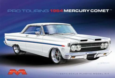 Moebius Models Pro Touring 1964 Mercury Comet، مجموعة نماذج بلاستيكية بمقياس 1/25، مجموعة السيارات الكلاسيكية in Saudi Arabia