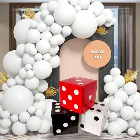 Dice 11.8 Inches Paper Boxes, 3 Packs Dice Balloon Boxes Party Photo props，Party Decoration Supplies in Saudi Arabia