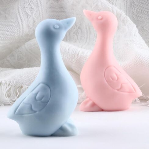 XIAOSHUI Goose Candle Molds Duck Candle Silicone Mold for Candles Making Resin Casting Aromatherapy Candles Gypsum Craft Home Decorate in Saudi Arabia