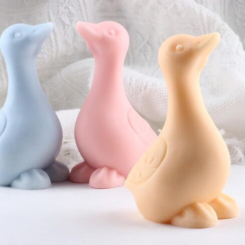 XIAOSHUI Goose Candle Molds Duck Candle Silicone Mold for Candles Making Resin Casting Aromatherapy Candles Gypsum Craft Home Decorate in Saudi Arabia