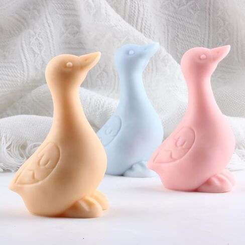 XIAOSHUI Goose Candle Molds Duck Candle Silicone Mold for Candles Making Resin Casting Aromatherapy Candles Gypsum Craft Home Decorate in Saudi Arabia