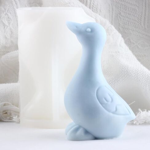 XIAOSHUI Goose Candle Molds Duck Candle Silicone Mold for Candles Making Resin Casting Aromatherapy Candles Gypsum Craft Home Decorate in Saudi Arabia