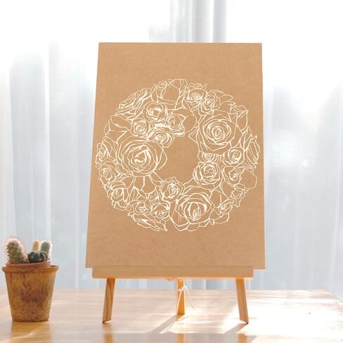 15 Pack 12" x16" MDF Boards - 1/8" Thick Boards for Crafts, Medium Density Fiberboard Unfinished Wood Art Boards Blank Wooden Blocks Chipboard Panels for DIY Crafts, Painting, Engraving in Saudi Arabia
