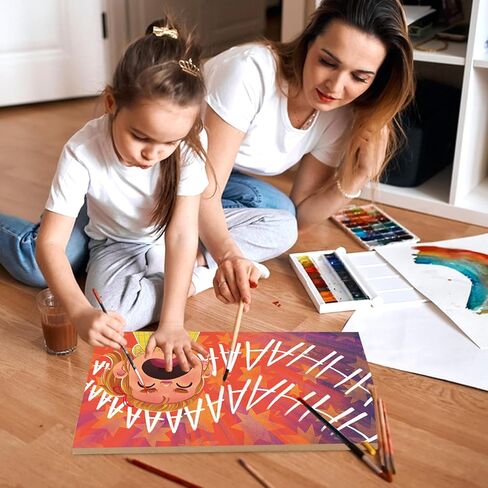 15 Pack 12" x16" MDF Boards - 1/8" Thick Boards for Crafts, Medium Density Fiberboard Unfinished Wood Art Boards Blank Wooden Blocks Chipboard Panels for DIY Crafts, Painting, Engraving in Saudi Arabia