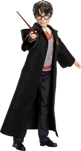 Mattel Harry Potter Toys, Harry Potter Fashion Doll in Removable Signature Hogwarts Uniform with Wand Accessory, Inspired by The Movie in Saudi Arabia