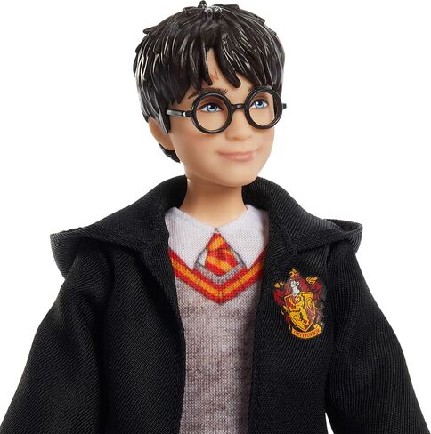 Mattel Harry Potter Toys, Harry Potter Fashion Doll in Removable Signature Hogwarts Uniform with Wand Accessory, Inspired by The Movie in Saudi Arabia