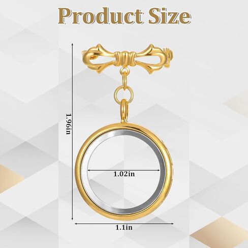 Wedding Bouquet Photo Charms Bouquet Charms for Wedding Memory Bridal bridegroom Charm DIY Pin Brooch Making Kit Round Picture Charm for Memory Friend Graduation Gift in Saudi Arabia