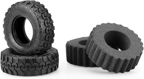 J Concepts Inc. Hunk Scale Country 1.9"/3.93" OD Tires Green Compound 2 JCO301402 in Saudi Arabia