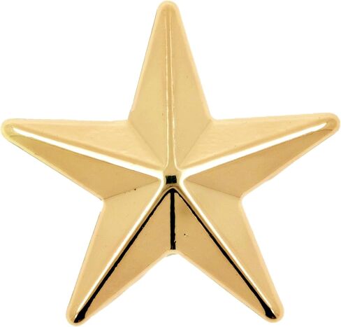 Bezelry 12 Pieces Five Pointed Star Metal Shank Buttons. 18mm (11/16 inch)(Gold) in Saudi Arabia