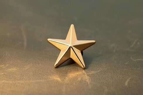 Bezelry 12 Pieces Five Pointed Star Metal Shank Buttons. 18mm (11/16 inch)(Gold) in Saudi Arabia