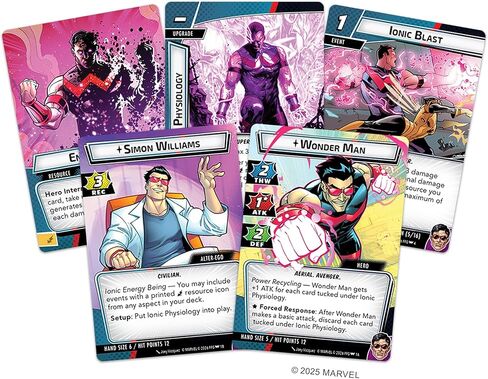 Asmodee Marvel Champions The Card Game Wonder Man Hero Pack - Cooperative Strategy Game for Kids & Adults, Ages 14+, 1-4 Players, 45-90 Min Playtime in Saudi Arabia