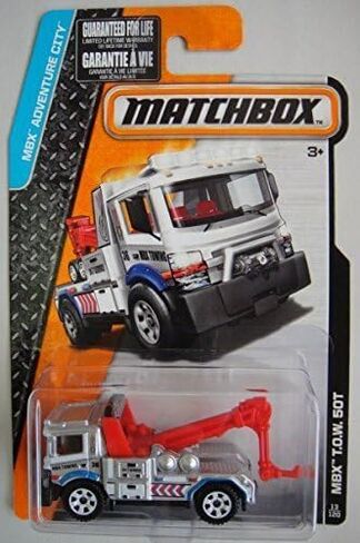 MATCHBOX MBX ADVENTURE CITY SILVER/RED MBX T.O.W. 50T 13/120 in Saudi Arabia