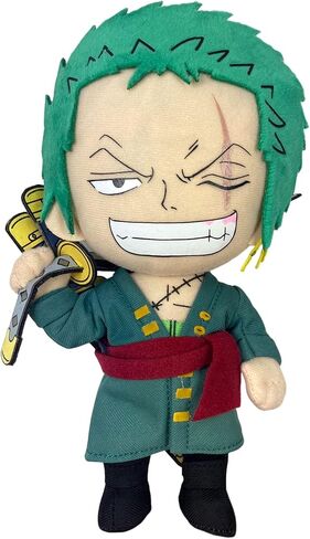 Great Eastern Animation GE-52803 One Piece 9" Roronoa Zoro Stuffed Plush, 8" in Saudi Arabia