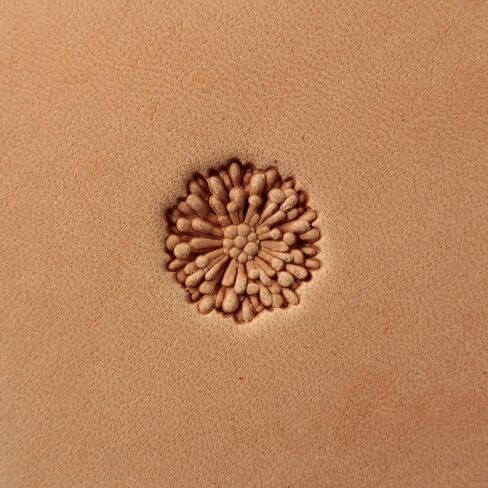 DandS ltd Leather Stamp Tool, Aster Flower, Professional Steel Craft Tool for Leatherworking, Embossing, Carving & Stamping Leather Projects, Belts Wallets & DIY Projects Compatible with Mallet #446 in Saudi Arabia