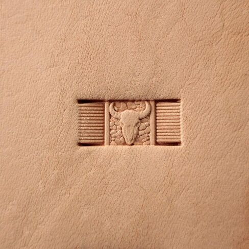 DandS ltd Leather Stamp Tool, Bull Skull, Professional Steel Craft Tool for Leatherworking, Embossing, Carving & Stamping Leather Projects, Belts Wallets & DIY Projects Compatible with Mallet #386 in Saudi Arabia
