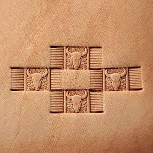 DandS ltd Leather Stamp Tool, Bull Skull, Professional Steel Craft Tool for Leatherworking, Embossing, Carving & Stamping Leather Projects, Belts Wallets & DIY Projects Compatible with Mallet #386 in Saudi Arabia