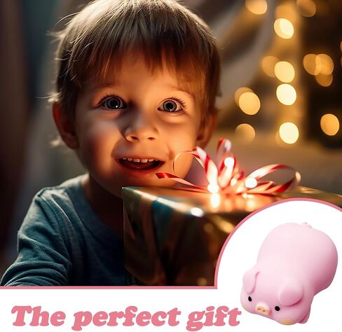 Pig Squishies Squeeze Toys, Soft Stress Relief Fidget Animal Toy for Kids Adults Squishys Gifts Decoration in Saudi Arabia