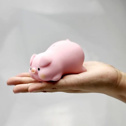 Pig Squishies Squeeze Toys, Soft Stress Relief Fidget Animal Toy for Kids Adults Squishys Gifts Decoration in Saudi Arabia
