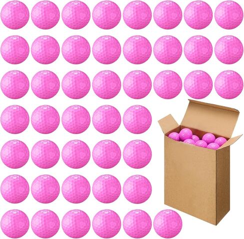 Vinsot Standard Golf Balls Bulk Solid Rubber Golf Soft Training Balls for Hit Away Swing Driving Range Indoor Outdoor Training DIY Gifts in Saudi Arabia