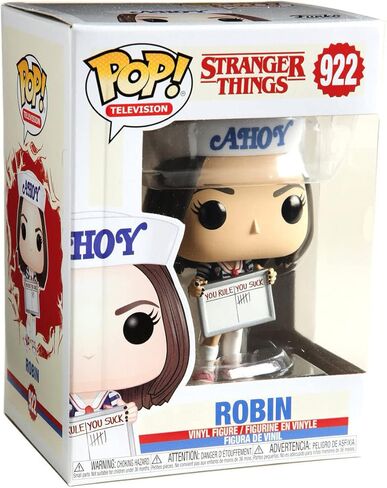 POP [Stranger Things - Robin Buckley Scoops Ahoy Outfit Funko Vinyl Figure (Bundled with Compatible Box Protector Case) in Saudi Arabia