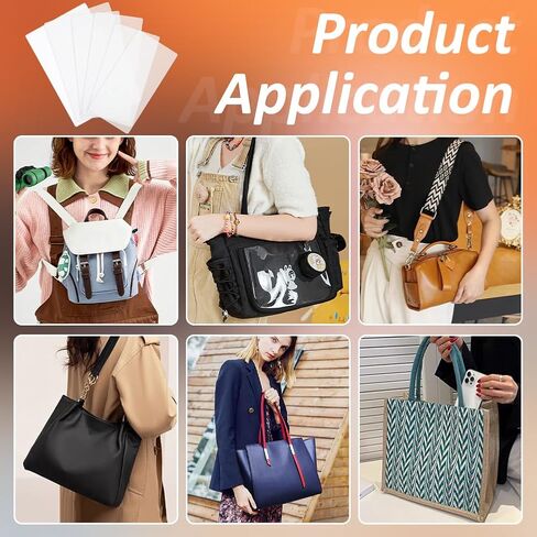 BENECREAT 9Pcs 3 Styles Plastic Rectangle Handbag Base Shaper, White Bag Bottom Stiffener, Bottom Insert for Purse, Handbag, Tote Bag, Backpack, Craft DIY Accessories, 1.2mm Thick in Saudi Arabia