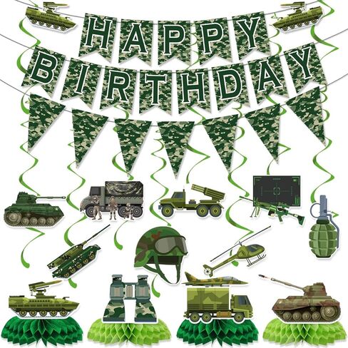 Tractor Birthday Party Decorations Include Tractor Happy Birthday Banners Hanging Swirls Honeycomb Centerpiece Tractor Farm Theme Supplies for Boys in Saudi Arabia