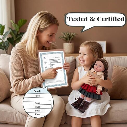 BABESIDE American Realistic Baby Doll Girl, 16 Inch Teacher Pretend Play Doll with Classroom Accessories, Lifelike Vinyl Doll with Removable Outfit, Gift for Girls Ages 5-12, Birthday & Christmas in Saudi Arabia