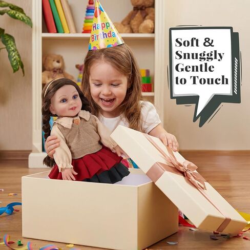 BABESIDE American Realistic Baby Doll Girl, 16 Inch Teacher Pretend Play Doll with Classroom Accessories, Lifelike Vinyl Doll with Removable Outfit, Gift for Girls Ages 5-12, Birthday & Christmas in Saudi Arabia