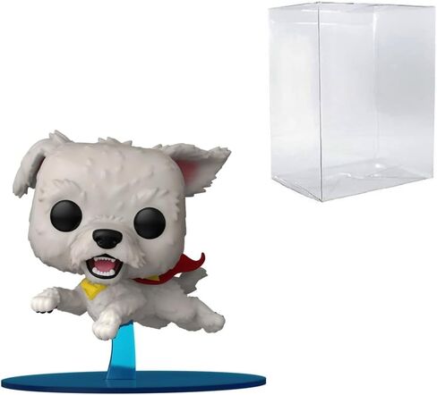 POP DC: Superman 2025 - Krypto #565 Funko Vinyl Figure (مرفق مع حافظة حماية صندوقية متوافقة)، متعدد الألوان، 3.75 بوصة in Kuwait
