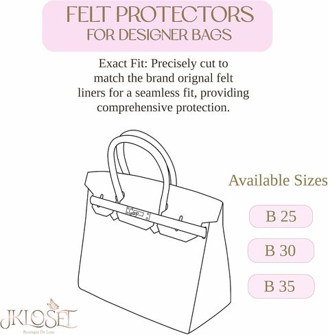 Premium Felt Protectors for Designer Bags - Soft, Light Weight, and Precision Fit Felt Protectors in Saudi Arabia