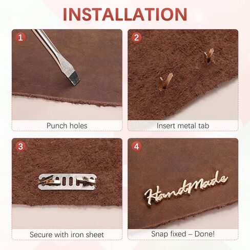 ملصق TIXIPEM مقاس 1.97 × 0.39 بوصة مصنوع يدويًا من الحروف المعدنية [8 قطع] - ملصقات خياطة مصنوعة يدويًا لحقائب المحفظة مع استخدام الرقائق لصناعة الحرف اليدوية والحقائب والإكسسوارات - [لون فضي/أسود] in Kuwait