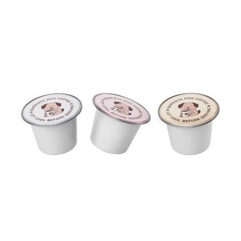 K9-Cups - Coffee for Dogs, Caramel Latte Dog Treat Beverage - Single Serve Latte K-Cups Pods for Keurig, 10 Count | All Natural, Human Grade, No Caffeine, Goats Milk + Mushrooms in Saudi Arabia