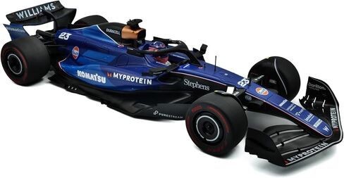 OPO 10 - Miniature car Compatible with Williams F1 Team FW46 Saudi Arabia GP 2024 Alexander Albon - 1:18 Solido - 1814401 in Saudi Arabia