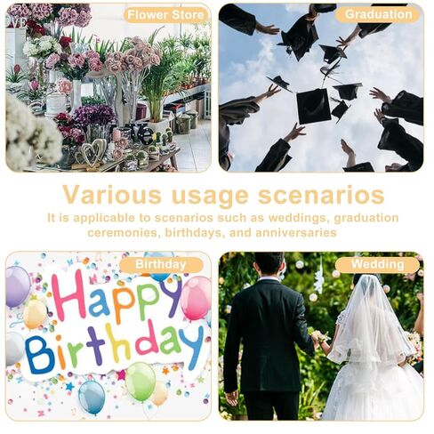 Aoserge White Wrapping Paper - 20 Sheets 22 x 22 Inch Bouquet Wrapping Paper for DIY Crafts, Gift Packaging and Florist Supplies in Saudi Arabia