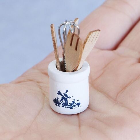1Set 1/12 Miniature Kitchen Utensils Dollhouse Decoration Accessories, DIY Micro Landscaping Decor in Saudi Arabia