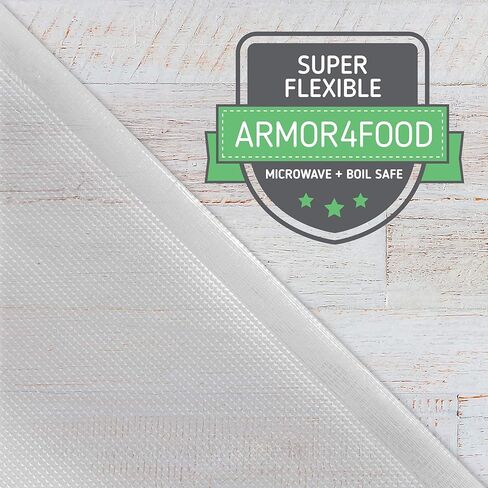 أكياس مانعة للتسرب - أكياس من الدرجة التجارية - تعمل مع Sous Vide - خالية من مادة BPA - أكياس سعة 100 لتر مقاس 8 × 12 بوصة in Kuwait