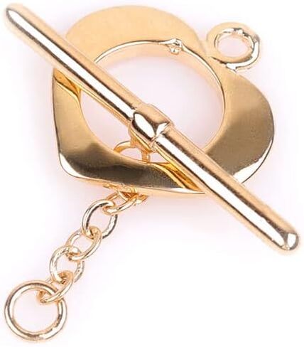 JOE FOREMAN Yellow 14K Gold Filled Toggle Jewelry Clasp for DIY Jewelry Craft Making Necklace Bracelets Supplies (15mm) in Saudi Arabia