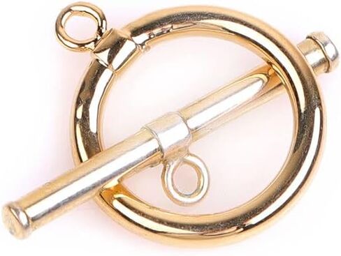 JOE FOREMAN Yellow 14K Gold Filled Toggle Jewelry Clasp for DIY Jewelry Craft Making Necklace Bracelets Supplies (15mm) in Saudi Arabia