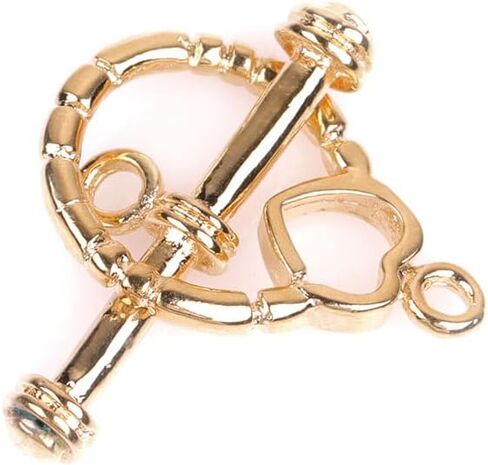 JOE FOREMAN Yellow 14K Gold Filled Toggle Jewelry Clasp for DIY Jewelry Craft Making Necklace Bracelets Supplies (15mm) in Saudi Arabia