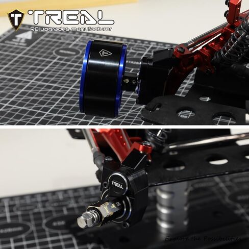 Treal Brass Hex Extended Wheels Hubs Adaptors Widen Wheel Spacer 12 * 20mm (4P) for 1/10 Axial Capra SCX10 III Enduro IFS2 in Saudi Arabia