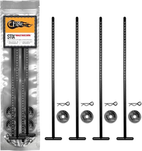 FIRE BRAND RC® STIX™ Wheel SKEWERS (Set of 4) - 6.75" Wheel and Tire Organizers, Multi-Fit for 1:16, 1:10, 1:8 Scale in Saudi Arabia
