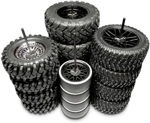 FIRE BRAND RC® STIX™ Wheel SKEWERS (Set of 4) - 6.75" Wheel and Tire Organizers, Multi-Fit for 1:16, 1:10, 1:8 Scale in Saudi Arabia