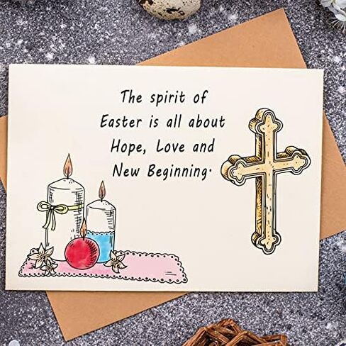 Easter Jesus Cross Lily Clear Stamps for Card Making, Easter Words Goat Animal Clear Rubber Stamps for Holiday Card Making Decoration DIY Scrapbooking Transparent Album Decor Paper Craft in Saudi Arabia
