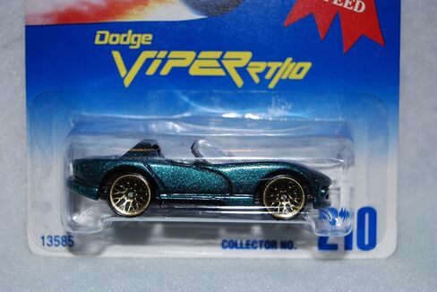 Hot Wheels Green Metalflake Dodge Viper RT/10 #210 Gold Medal Gold Lace 1:64 Scale in Saudi Arabia